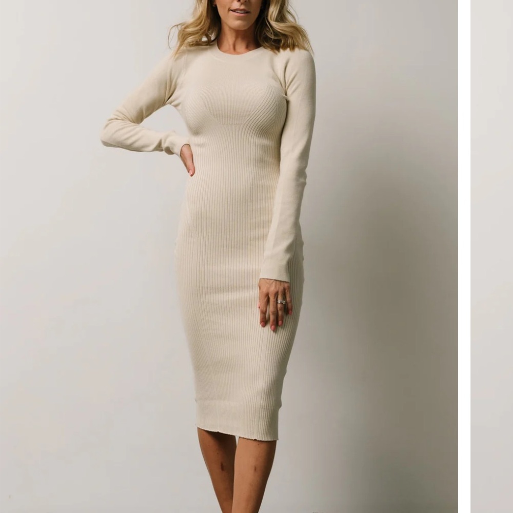 Baltic Born Ribbed Sweater Dress